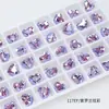 Dongzhou Diamante para Unhas 10*8.8mm Coração Geométrico Fundo Pontiagudo Diamante DIY Brincos Joias Diamante Brilhante Decoração de Unhas Diamante