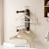 Artefato de Armazenamento de Cabides de Roupa Montado na Parede Retrátil para Varanda Multifuncional Parede Varal Rack de Armazenamento