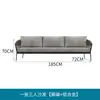 Móveis de jardim de ratã para exterior combinação de mesa de centro e cadeira à prova d'água pátio exterior hotel lazer sofá de ratã varanda de jardim