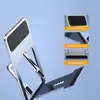 Suporte Dobrável de Metal Popular para Tablet de Transmissão ao Vivo, Suporte Criativo de Liga de Alumínio Anodizado para Celular de Mesa