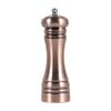 Galvanoplastia moedor de pimenta bronze aço inoxidável garrafa de moagem de pimenta moinho de pimenta manual cozinha garrafa de tempero de pimenta