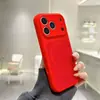 Funda de Teléfono Magnética de Succión de Círculo Fino de Dos Tonos Agujero de Precisión Adecuada para Apple 17Promax Moderna 16 Silicona Líquida 13 Estilo Girly