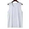 Homens Ice Silk Mesh Hollow Ice Cool Vest Masculino Verão Fine Vest Slim-fit Sports Breathable Fitness Base Shirt
