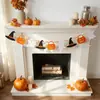 Suministro exclusivo transfronterizo: Decoración de Fiesta de Halloween con Banderín de Fieltro de Calabaza Fantasma Sombrero de Bruja Bandera Colgante Oem Dropshipping