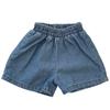 Conjunto de estilo coreano para niños, pantalones cortos vaqueros de verano para niños, pantalones con cinturón suave y ajustado para bebés, pantalones cortos de PP grandes y pequeños