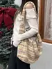 51253 2025 Nueva Bolsa de Lona de Peluche Bolso de Mano de Invierno Bolso de Hombro Gran Capacidad Estilo Japonés y Coreano Bolsa Tote Tipo Chaleco