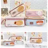 Estojo Mai Pin Stationery Hello Kitty Trapézio Invertido, Estojo Triangular Grande, Bolsa de Armazenamento Fofa Hello Kitty