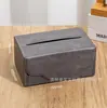 Caixa de Tecido de Couro Estilo Nórdico, Caixa de Armazenamento, Portátil, Resistente à Pressão, Unissex, Simples, Aparência Sofisticada, Feita Sob Medida, Venda Direta do Fabricante