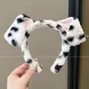 Linha do cabelo alta presilha de cabelo requintada atmosfera fofa faixa de cabeça adorno de cabeça estilo coreano feminina tiaras de cabeça de urso não apertam no elástico do cabelo