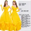 La Bella y la Bestia cosplay Vestido de Princesa Bella Vestido de Princesa Bella cosplay Ropa Mujer