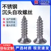 Tornillos Autorroscantes de Acero Inoxidable 304, Tornillos Autorroscantes Gruesos de Alta Resistencia con Cabeza Plana, Tornillos de Cabeza AvellanadaPhillips