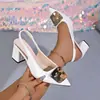 Sandalias Casuales de Verano 2026 para Mujer Tallas Grandes, Cómodas, con Hebilla Metálica, Slip-on, Estilo Francés, Talla Única