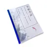 Papel de cubierta para encuadernación con patrón de cola de fénix tamaño A4, papel texturizado tipo cuero de 180g, azul claro, verde claro, rosa, papel de colores para cubiertas de documentos