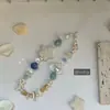 Cadena para Teléfono Móvil de Concha de Perla de Estrella de Mar Casera Cadena de Verano Cordón Colgante de Cámara CCD Hecho a Mano Cuentas DIY