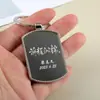 Chaveiro de Aço Preto Metalizado Exclusivo Formato Especial Criativo Cola Chaveiro de Publicidade Chaveiro Personalizado para Carro
