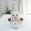 Pingente de Boneco de Neve de Espuma Decoração de Mesa para Árvore de Natal Enfeite Natal