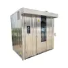 Horno de Pan Tipo Calentamiento Eléctrico Modelo 100, Versión por Computadora Horno Rotatorio de Aire Caliente de 16 Capas y 32 Charolas, Horno Grande Tipo Carrito