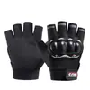 Guantes de Medio Dedo para Motocicleta para Hombre Antideslizantes Protectores Resistentes al Desgaste Motocicleta Bicicleta Entrenamiento Táctico Guantes Deportivos de Medio Dedo para Mujer