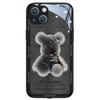 Capa de Celular Mecânica de Urso para Xiaomi 15 14Ultra Chamada Recebida Luminosa Redmi K60Pro Casal K40S Adequada