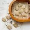 Série rosa contas de vidro tcheco doméstico sino de pássaro pena feito à mão folhas ouro pulseira diy acessórios de material