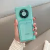 Funda de teléfono transparente para insertar tarjetas para OPPO A54 funda protectora para REALME10PRO + agujero fino resistente a caídas