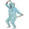Atacado de fábrica pijama infantil de animal de desenho animado peça única roupão stilzai cavalo celestial unicórnio fantasia de flanela grossa