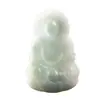 Directo de Fábrica Jade Jade Grado A frijol verde aceitoso cian medio Colgante Bodhisattva Guanyin colgante de jade venta al por mayor