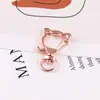 Llavero de Animales de Dibujos Animados de Aleación de Zinc DIY Hecho a Mano al por Mayor Joyería para Niños y Niñas Material para Llaveros Accesorios Colgantes