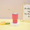 Copo de Destilado Personalizado 2oz, Copo com Canudo para Bebidas Geladas, Novo Mini Copo Térmico de Aço Inoxidável 304, Copo de Carro, Copo Pequeno de Água