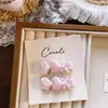 Presilhas de Cabelo Rosa e em Cores Pastéis Estilo Coreano para Meninas, Presilhas para Franja, Presilhas Laterais, Laços para Cabelo de Bebê, Acessórios de Cabelo, Enfeites de Cabelo Infantis, Presilhas Bico de Pato