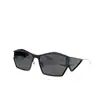 Novos Óculos de Sol GV Home Future Technology Sense GV40066U INS Super Fogo Metal Hip Hop Escuro