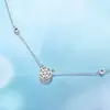 Suministro Directo desde la Fuente Collar con Colgante de Corazón de Zirconia de Plata de Ley 925 para Mujer Lujo Ligero Gama Alta Versátil Cadena para Clavícula Estilo ins Dropshipping