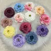 Cabeza de flor de crisantemo artificial grande para accesorios de pelo hechos a mano, al por mayor de proveedor transfronterizo