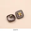 Nuevos Botones Cuadrados de Resina Estilo Chino, Gama Alta, Botones de Camisa Incrustados con Diamantes, Versátiles Accesorios Hechos a Mano para DIY en Cheongsams y Cárdigans