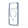 Aplicável em Fronteiras iPhone18Promax Painel Traseiro Transparente Capa Magnética para Celular Apple 17Pro Capa de Liga de Alumínio 16P