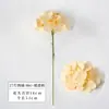 Hortênsia artificial de seda de cor única para decoração de casamento, material de fundo e paisagismo de parede floral