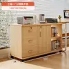 Gabinete de Archivos Oficina Simple Moderno con Cerradura Gabinete de Información Gabinete Lateral Extraíble Hogar Dormitorio Gabinete de Almacenamiento con Cajones
