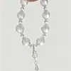 Pulsera de Cristal Blanco Natural, Pulsera de Calabaza de Cristal de Transferencia, Nuevo Estilo Chino de Alta Gama, Regalo para Niñas y Mejores Amigas, Mayoreo