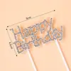 Decoración de Pastel de Cumpleaños para Celebridad de Internet Diosa con Hermosos Bordados, Adornos Grandes de Mariposa con Luces, Cadenas de Luces Brillantes, Decoración Temática de Reina