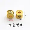 Color-Preservante Oro Antiguo Chapado en Oro Negro Coraje, Fe, Sabiduría, Fuerza, Armonía, Suerte Tatuaje Cuentas DIY Accesorios Hechos a Mano