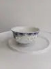 Taza de Té de Porcelana Azul y Blanca Exquisita de Pared Delgada Hueca, Taza Individual Translúcida de Cerámica para Juego de Té Kung Fu, Taza de Cata Celadón, Taza Personal