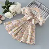 Vestido para Niña 2026 Nuevo Estilo de Verano Moda Vestido de Princesa para Niña Pequeña Algodón Puro Verano Vestido Floral para Niños