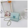 Bolso Pequeño de Moda Ins para Chica Trendy 2024 Nuevo Estilo Bolso de Hombro de Princesa Versátil Mini Cadena Bolso Cuadrado Pequeño