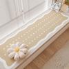 Esterilla de terciopelo cristal para mirador, Esterilla de balcón, Tatami elegante para dormitorio, Uso en todas las estaciones, Esterilla refrescante para balcón, Alfombra para sala de estar