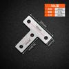 Suporte de Placa Conector Angulo T Angulo L de Aço Inoxidável Estrutura de Ferro Triângulo Retângulo 90 Graus Suporte de Ângulo Espessado