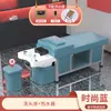 Cama de Lavado de Cabello Tailandesa, Cama Especial para Masaje Terapia de Cabeza de Salón de Belleza, Cama de Lavado de Cabello con Temperatura Constante, Lavabo de Cerámica con Fumigación y Circulación de Agua