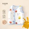 Colete Matelassê para Bebê, Colete Quente Espesso para Crianças, Colete de Primavera e Outono, Colete Cardigã, Roupas de Outono para Bebê para Usar por Cima