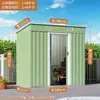Cuarto de Almacenamiento Exterior, Cobertizo de Herramientas, Almacenamiento de Jardín, Casa de Almacenamiento Sencilla, Casa Modular para Terraza de Patio, Cuarto de Almacenamiento Móvil Desmontable