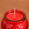 Copo de Vidro Cuia Vela Ano Novo Luz Eterna Iluminação Novo Estilo Vermelho Gerações de Sorte e Prosperidade Vela Sem Fumaça para Adoração e Uso Doméstico