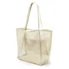 Bolsa de Praia Transfronteiriça, Sapatos, Roupa de Banho, Bolsa de Armazenamento para Viagem à Beira-Mar, Bolsa de Ombro de Malha Multifuncional, Bolsa Portátil para Natação
